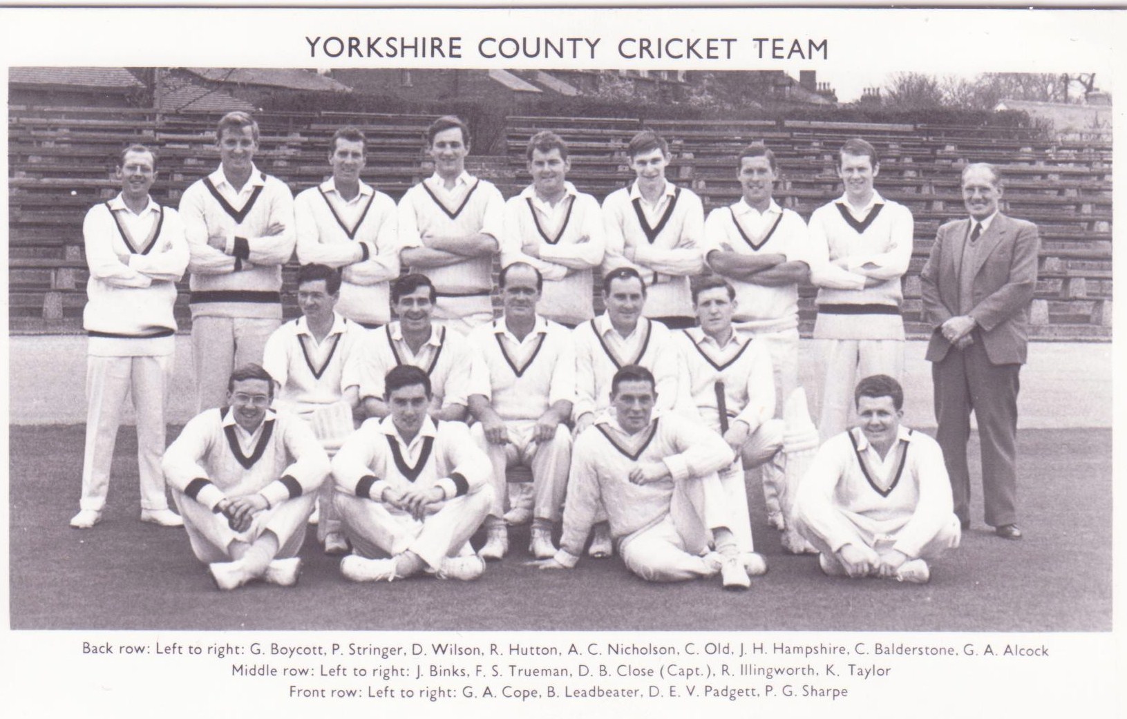 THROWBACK THURSDAY 50 YEARS AGO Yorkshire County Cricket Club