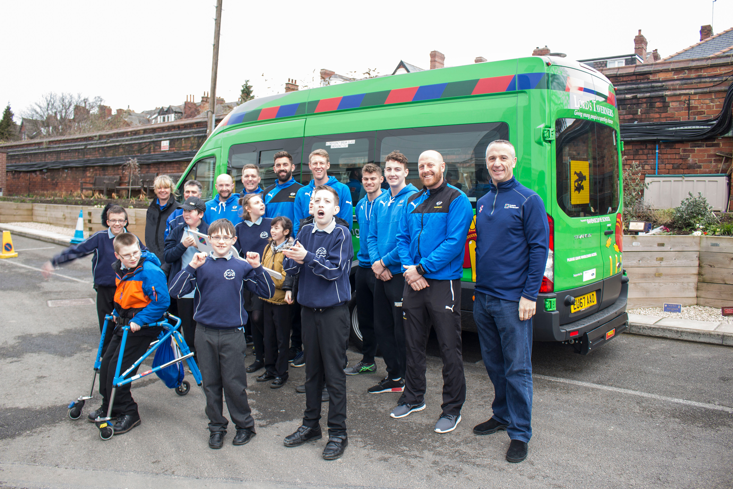 YORKSHIRE STARS PRESENT TRANSPORT LIFELINE TO YOUNGSTERS Yorkshire