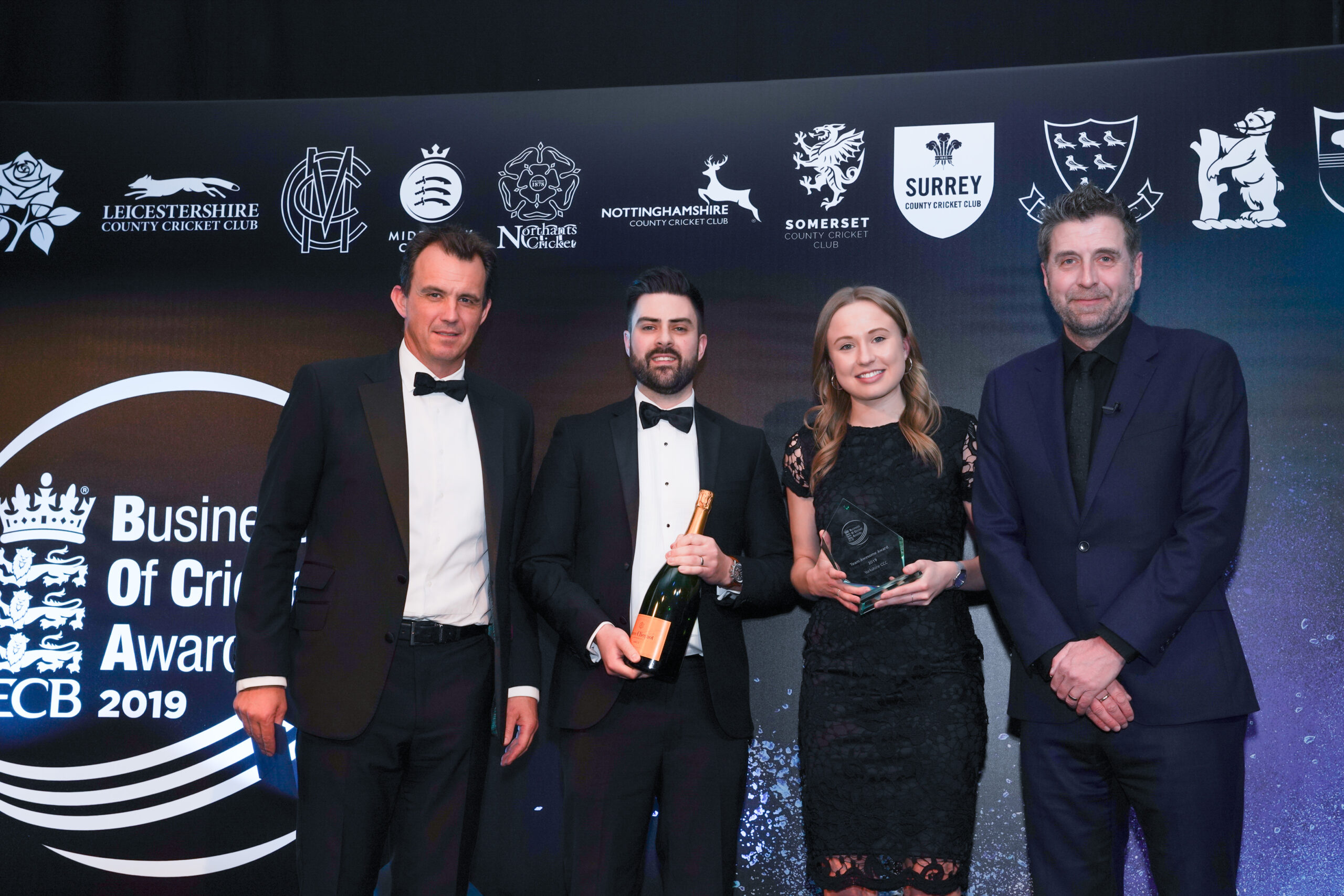 YCF scoop two awards at BOCA Yorkshire County Cricket Club