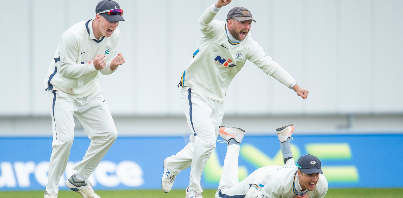 Patterson hails the quality of Yorkshire's slip cordon Yorkshire