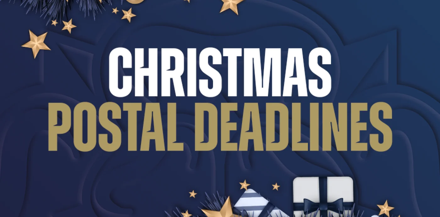 Club Shop Last postage dates for preChristmas delivery Yorkshire