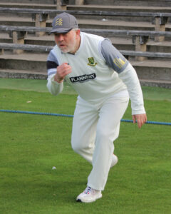 Grey Fox Trophy player throwing a ball