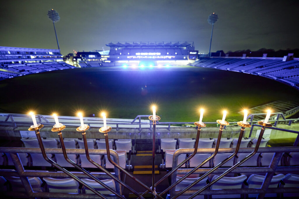 Yorkshire Cricket hosts first Hanukkah celebration at Headingley