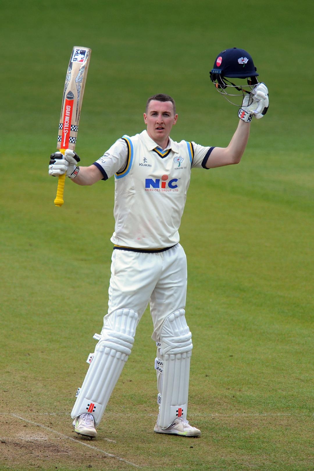 Harry Brook portrait in Official Yorkshire player-directory playing image