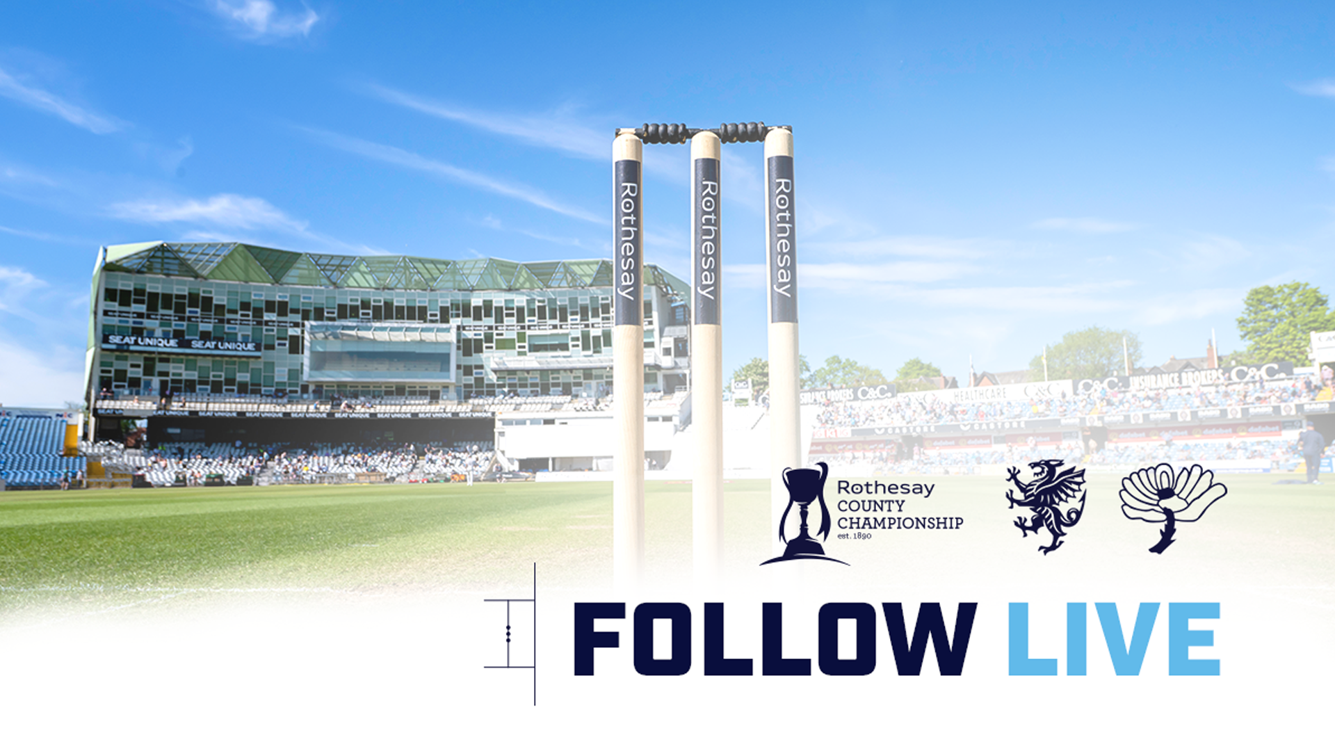 Live: Yorkshire Men v Hampshire, Rothesay CC, Day One