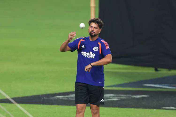 Kuldeep Yadav portrait in Official Yorkshire player-directory playing image