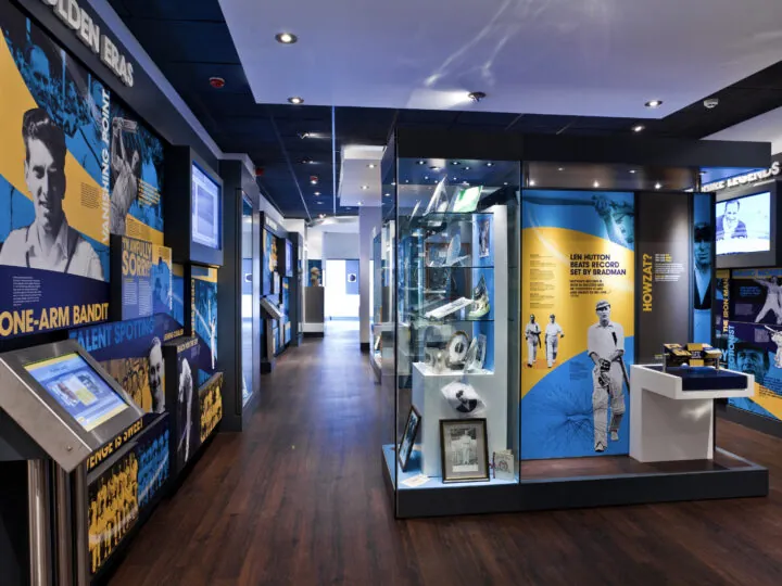 Image from inside the Yorkshire museum showcasing the history inside