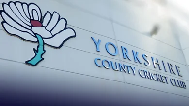 Yorkshire County Cricket club sign outside the East Stand