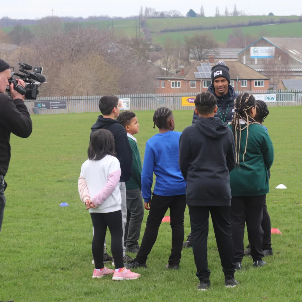 Andre Jackson, the Ace development officer for the Yorkshire Cricket Foundation is pictured delivering a cricket session for young people at the Sheffield Caribbean Sports Club.