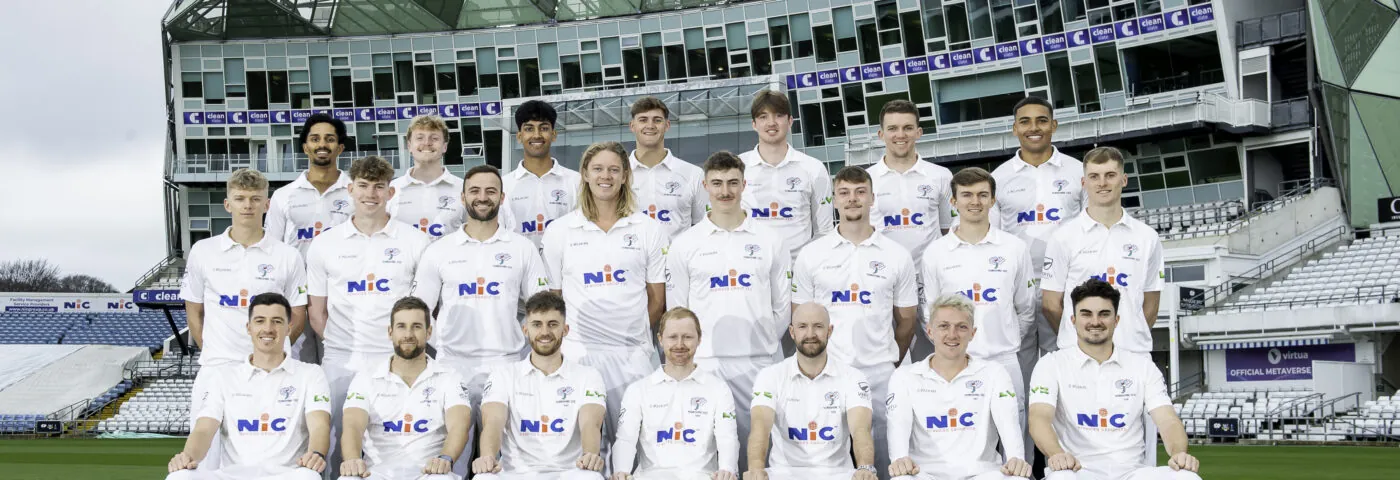 Yorkshire CCC men's team pictured at the 20223 media day.