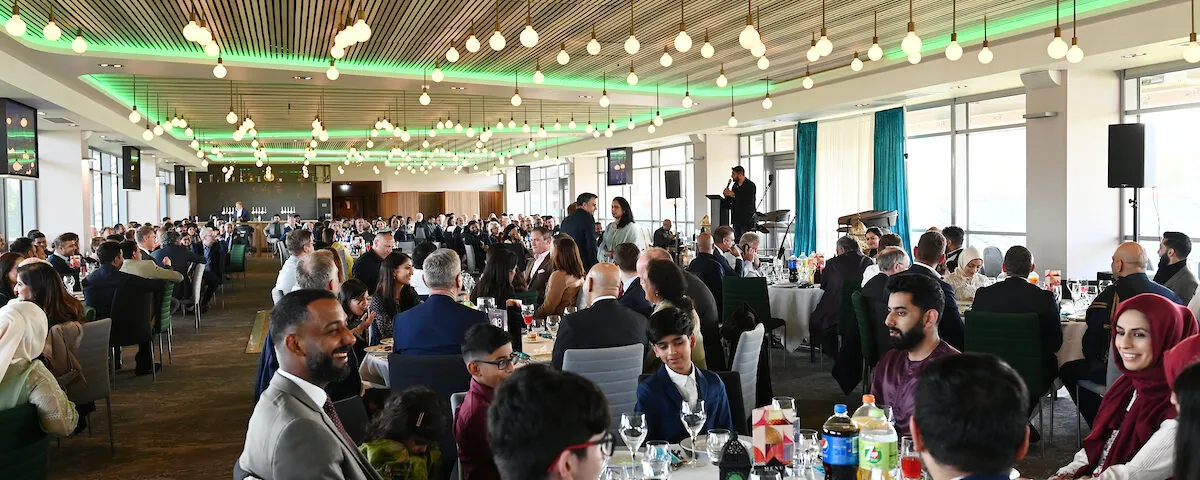 More than 250 people attended the Eid Milan Event, Howard Suite, Headingley.
