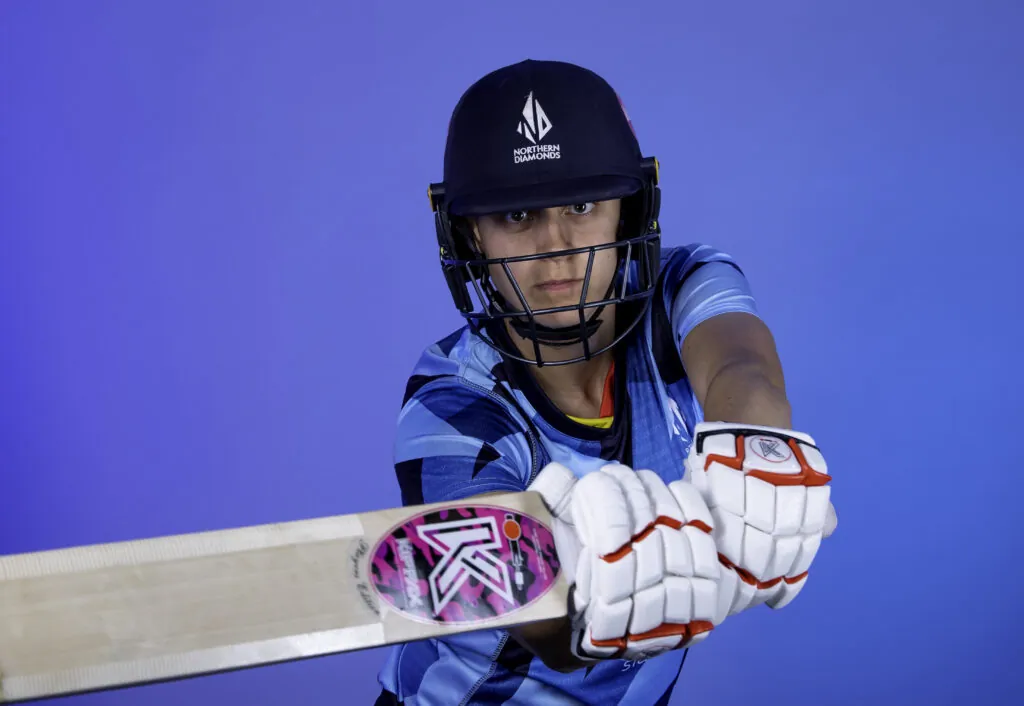 Leah Dobson is pictured during the T20 Media Day at Headingley Cricket Ground, Leeds.