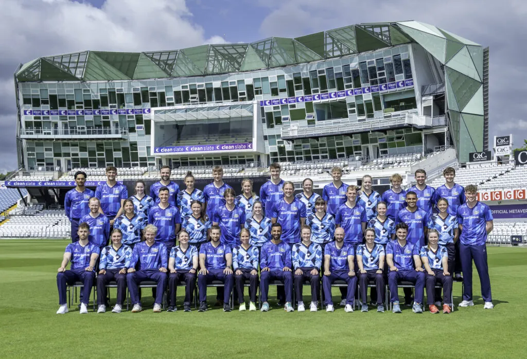 The Yorkshire Vikings & Northern Diamonds  are pictured at Headingley for the T20 Team Picture 2023. 