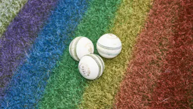 Pictured cricket balls on a rainbow background. The creation of the new supporter's group – named Yorkshire & Proud – is part of a range of steps being taken by the club to support equity, diversity and inclusion in all areas of the Club.