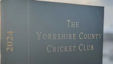 A copy of the 2024 yearbook pictured at Headingley