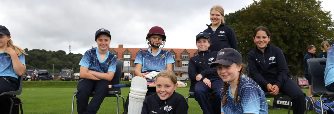 Players from the girls Pathway pictured at the 2023 Scarborough Festival