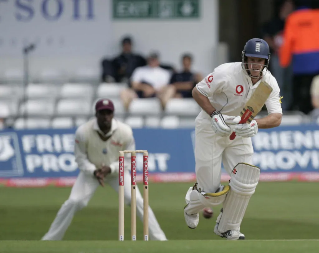 Pictured, Andrew Strauss in 2007 during the npower Test Match at Headingley.