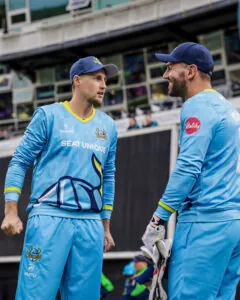 Joe Root and Donovan Ferreira