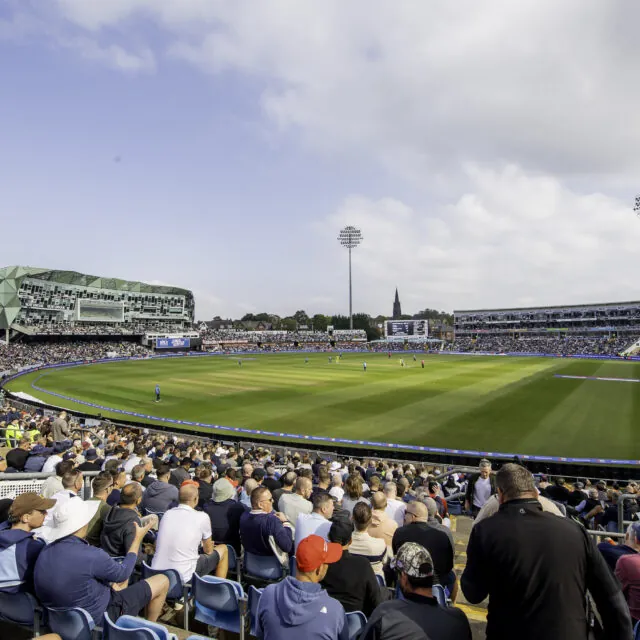 Metro Bank ODI Series - England v Australia - Headingley Cricket Ground, Leeds, England - A general view (GV) of England playing Australia at Headingley.