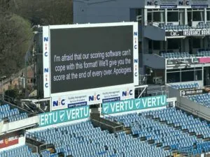 Headingley scoreboard 