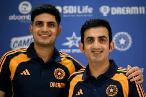 Shubman Gill and Gautam Ghambir